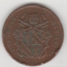 Monedas antiguas de Europa: VATICANO- PIO IX- 2 BAIOCCHI-1851-B. Lote 210396122
