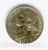 Monedas antiguas de Europa: MONEDA FRANCIA ... 5 CENTIMOS 1987 // BC - Foto 2