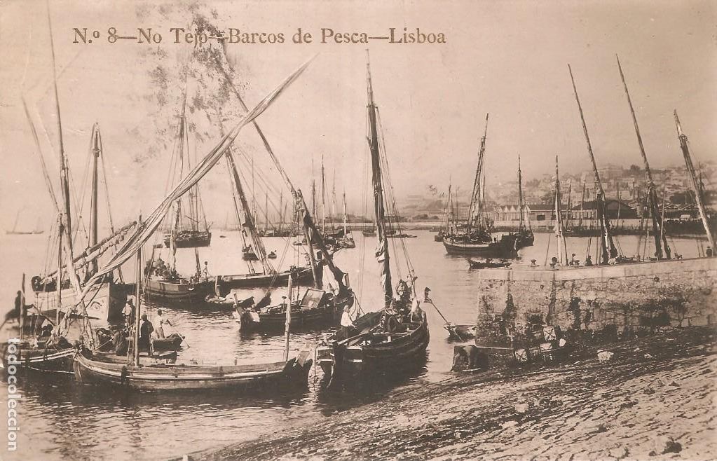 Monedas antiguas de Europa: PORTUGAL LISBOA BARCOS DE PESCA 1912