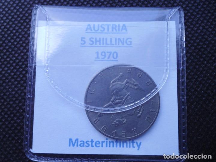 Monedas antiguas de Europa: MONEDA AUSTRIA 5 SHILLING 1970 - Foto 1