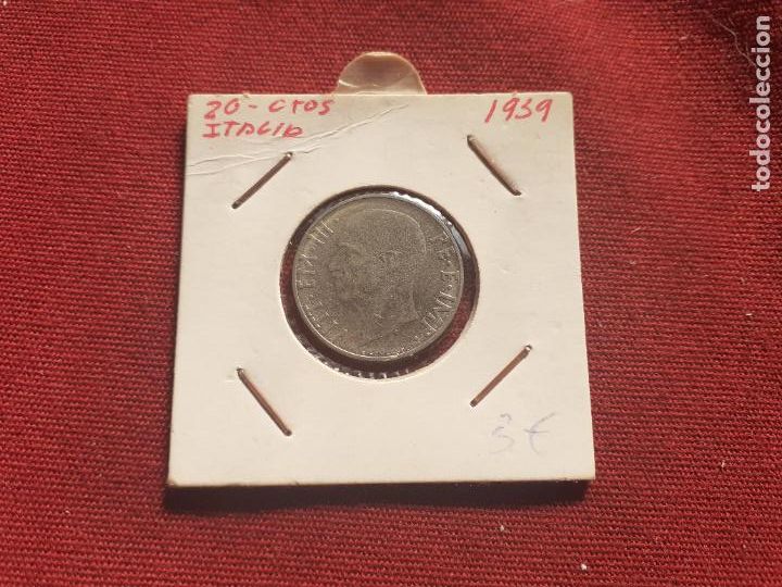 Monedas antiguas de Europa: 20 centesimi de Italia 1939