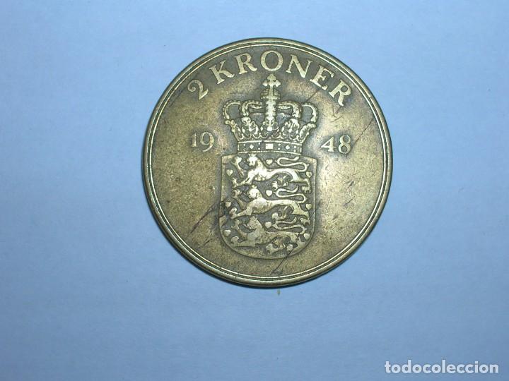 Monedas antiguas de Europa: DINAMARCA 2 CORONAS 1948 (6593) - Foto 1