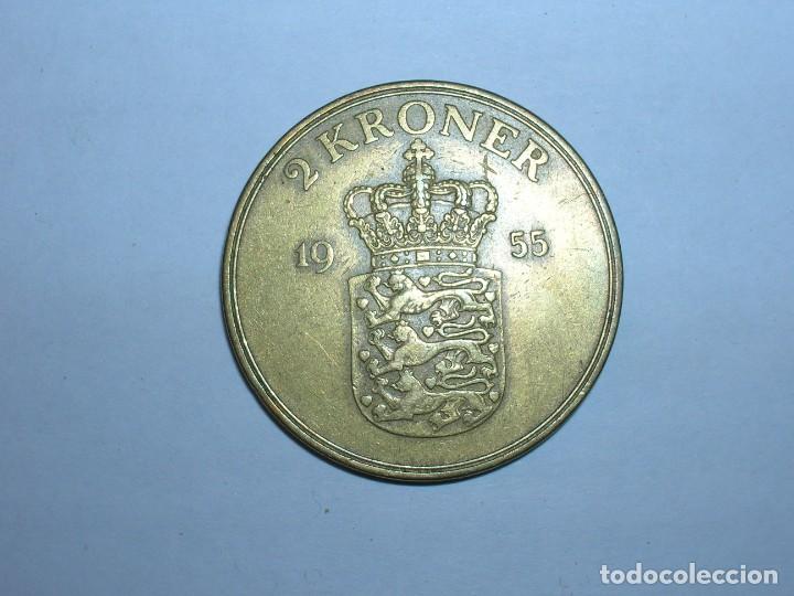 Monedas antiguas de Europa: DINAMARCA 2 CORONAS 1955 (6599) - Foto 1