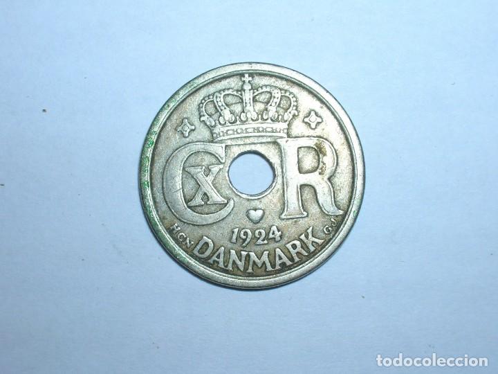 Monedas antiguas de Europa: DINAMARCA 25 ORE 1924 (6604) - Foto 1