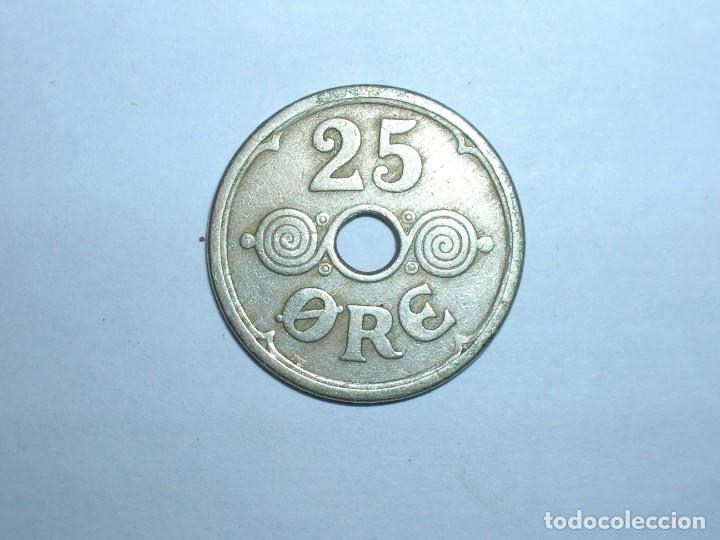 Monedas antiguas de Europa: DINAMARCA 25 ORE 1925 (6605) - Foto 2