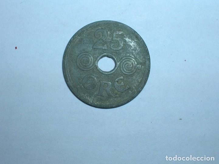 Monedas antiguas de Europa: DINAMARCA 25 ORE 1945 (6614) - Foto 2