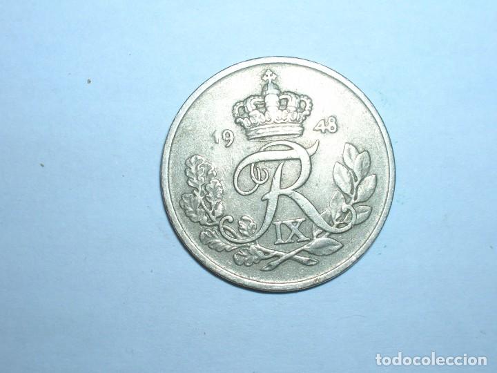 Monedas antiguas de Europa: DINAMARCA 25 ORE 1948 (6619) - Foto 1