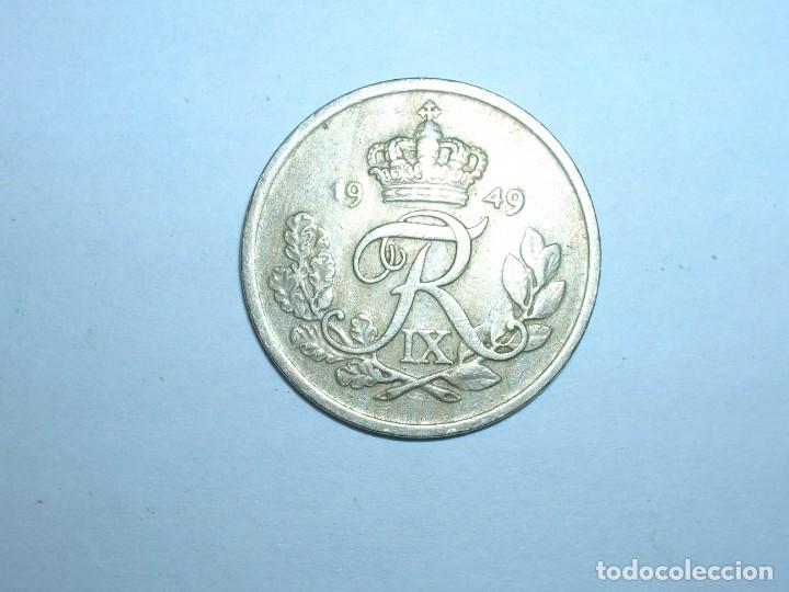 Monedas antiguas de Europa: DINAMARCA 25 ORE 1949 (6620) - Foto 1