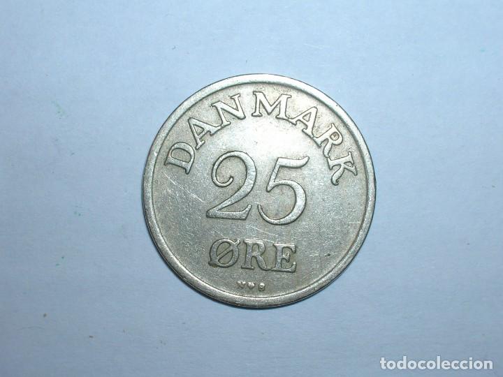 Monedas antiguas de Europa: DINAMARCA 25 ORE 1949 (6620) - Foto 2