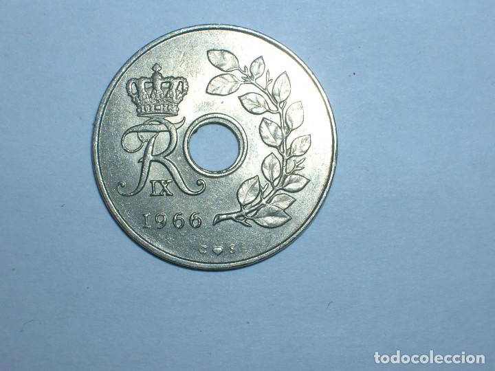 Monedas antiguas de Europa: DINAMARCA 25 ORE 1966 (6639) - Foto 1