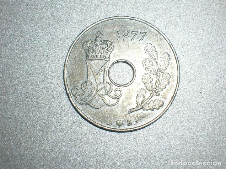 Monedas antiguas de Europa: DINAMARCA 25 ORE 1977 (6653) - Foto 1