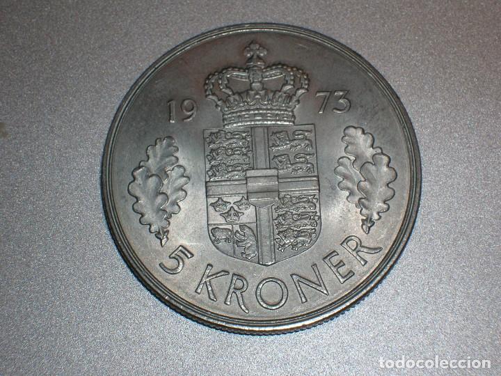 Monedas antiguas de Europa: DINAMARCA 5 CORONAS 1973 (6660) - Foto 2