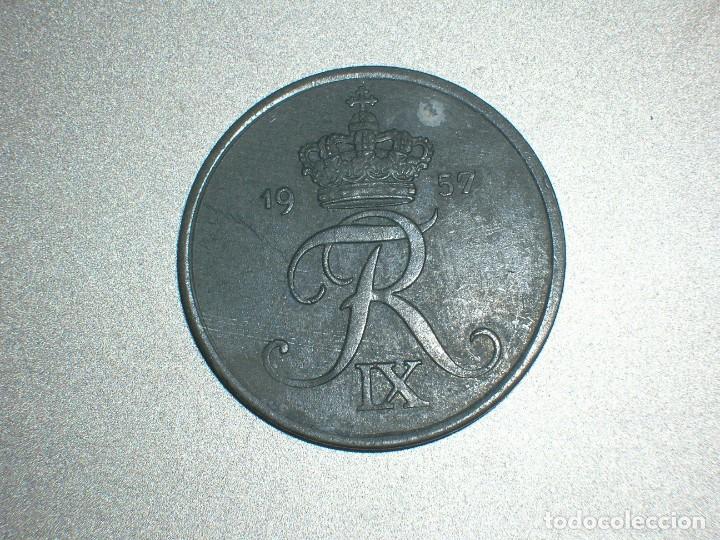 Monedas antiguas de Europa: DINAMARCA 5 ORE 1957 (6769) - Foto 1