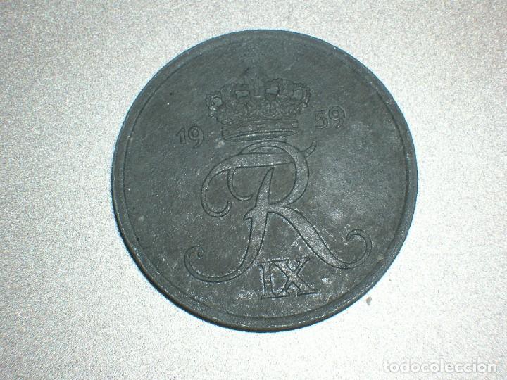 Monedas antiguas de Europa: DINAMARCA 5 ORE 1959 (6771) - Foto 1