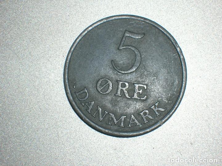 Monedas antiguas de Europa: DINAMARCA 5 ORE 1962 (6774) - Foto 2