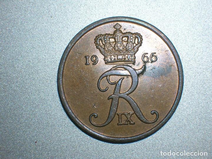 Monedas antiguas de Europa: DINAMARCA 5 ORE 1966 (6781) - Foto 1