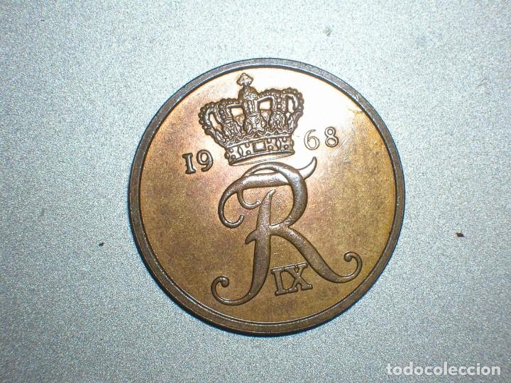 Monedas antiguas de Europa: DINAMARCA 5 ORE 1968 (6783) - Foto 1