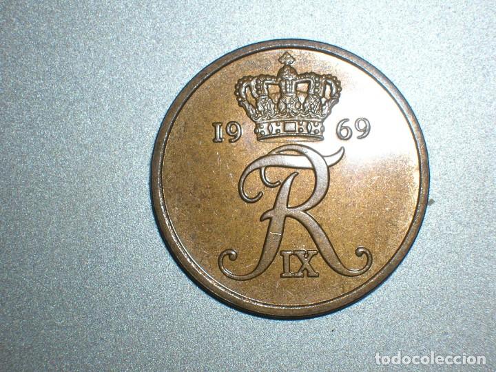Monedas antiguas de Europa: DINAMARCA 5 ORE 1969 (6784) - Foto 1