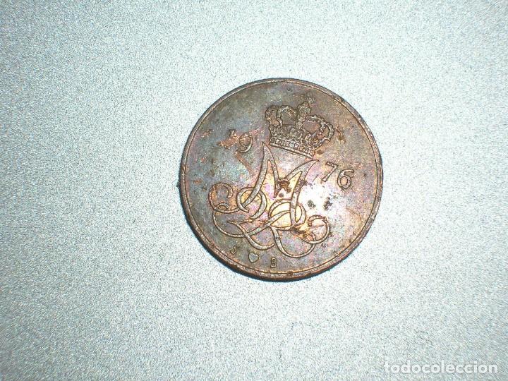 Monedas antiguas de Europa: DINAMARCA 5 ORE 1976 (6801) - Foto 1