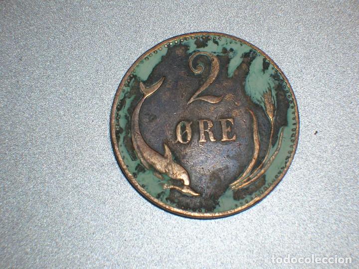 Monedas antiguas de Europa: DINAMARCA 2 ORE 1894 (6813) - Foto 2
