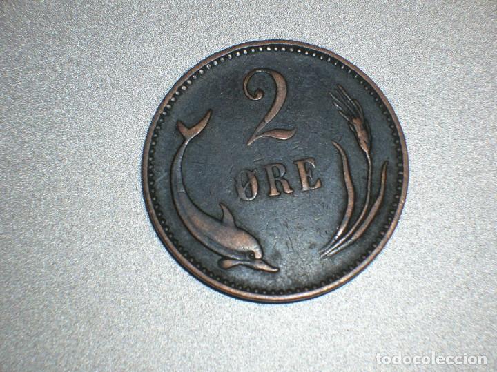 Monedas antiguas de Europa: DINAMARCA 2 ORE 1897 (6814) - Foto 2