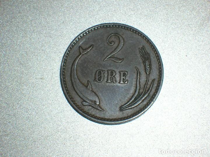 Monedas antiguas de Europa: DINAMARCA 2 ORE 1906 (6816) - Foto 2