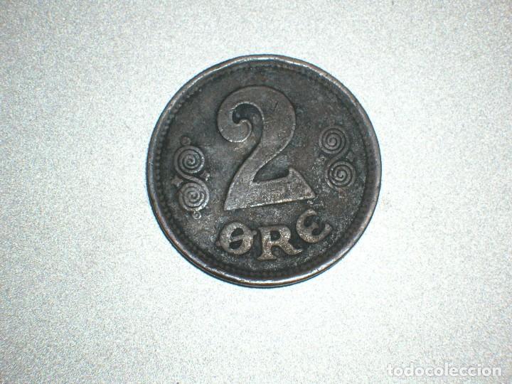 Monedas antiguas de Europa: DINAMARCA 2 ORE 1916 (6820) - Foto 2