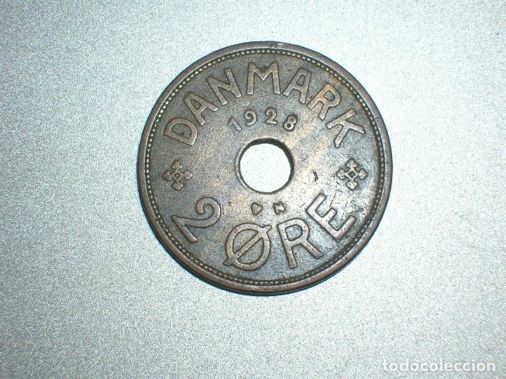Monedas antiguas de Europa: DINAMARCA 2 ORE 1928 (6837) - Foto 2
