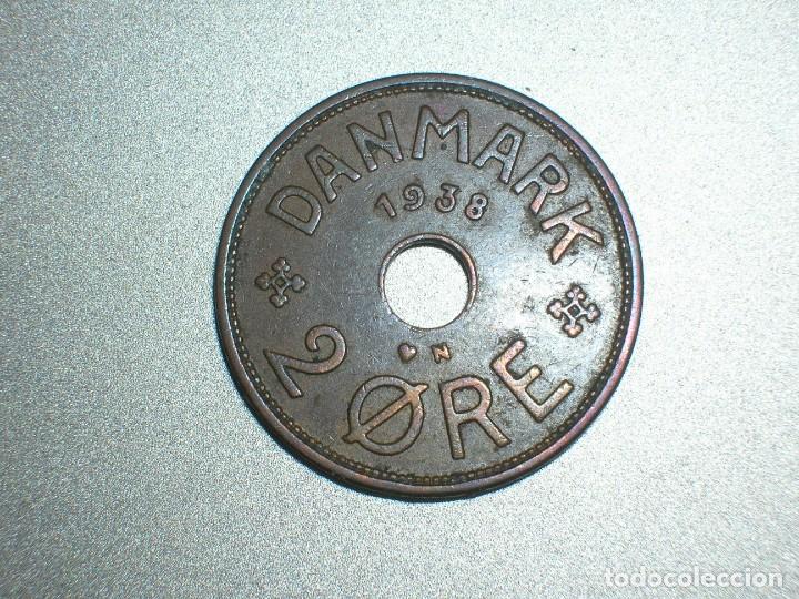 Monedas antiguas de Europa: DINAMARCA 2 ORE 1938 (6846) - Foto 2