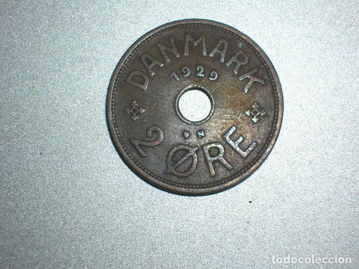 Monedas antiguas de Europa: DINAMARCA 2 ORE 1929 (6850) - Foto 2