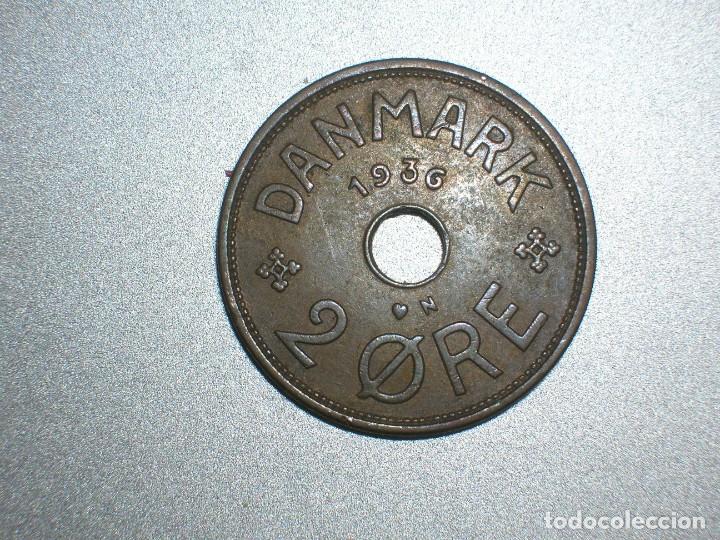 Monedas antiguas de Europa: DINAMARCA 2 ORE 1936 (6855) - Foto 2