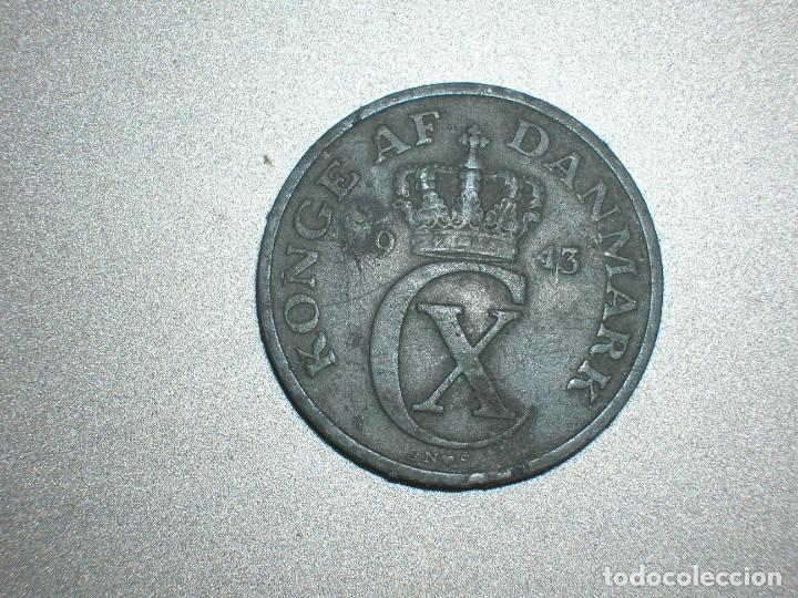 Monedas antiguas de Europa: DINAMARCA 2 ORE 1943 (6862) - Foto 1