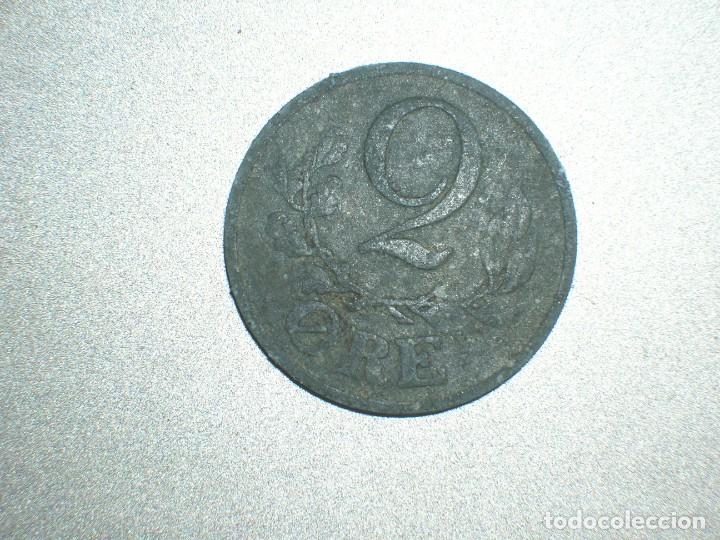 Monedas antiguas de Europa: DINAMARCA 2 ORE 1944 (6869) - Foto 2