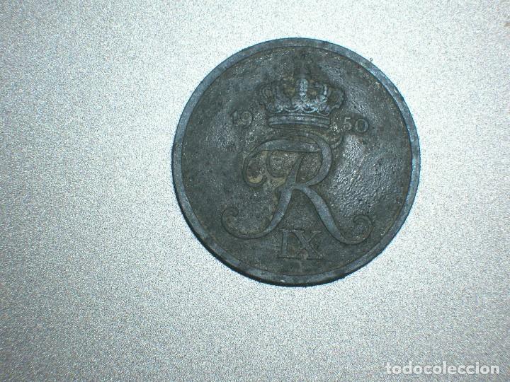 Monedas antiguas de Europa: DINAMARCA 2 ORE 1950 (6874) - Foto 1