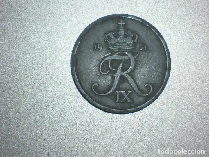 Monedas antiguas de Europa: DINAMARCA 2 ORE 1951 (6875) - Foto 1