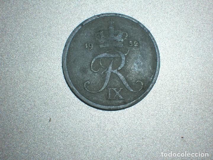 Monedas antiguas de Europa: DINAMARCA 2 ORE 1952 (6876) - Foto 1