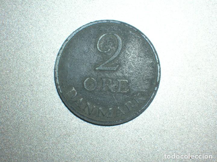 Monedas antiguas de Europa: DINAMARCA 2 ORE 1954 (6878) - Foto 2