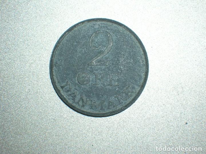 Monedas antiguas de Europa: DINAMARCA 2 ORE 1955 (6879) - Foto 2