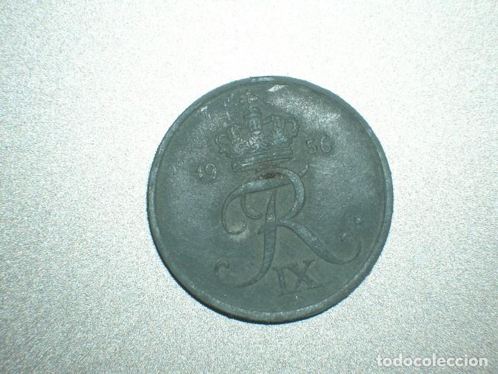 Monedas antiguas de Europa: DINAMARCA 2 ORE 1956 (6880) - Foto 1