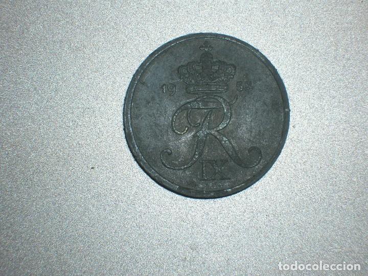 Monedas antiguas de Europa: DINAMARCA 2 ORE 1958 (6882) - Foto 1
