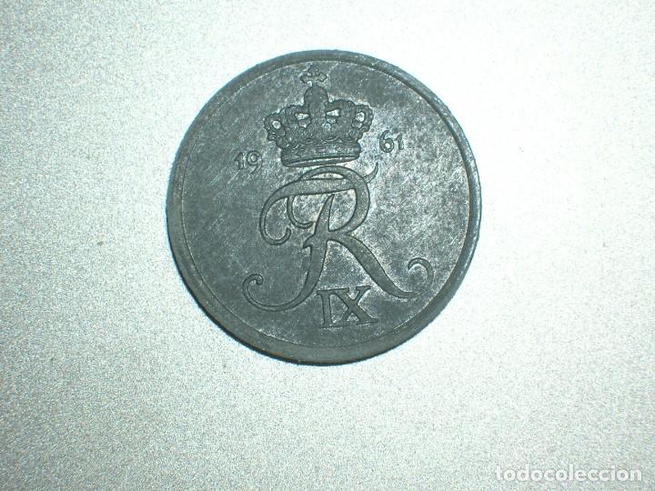 Monedas antiguas de Europa: DINAMARCA 2 ORE 1961 (6885) - Foto 1