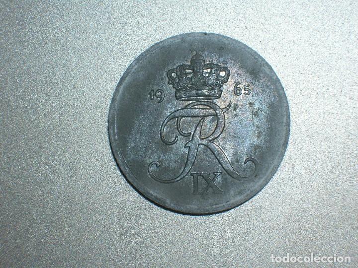 Monedas antiguas de Europa: DINAMARCA 2 ORE 1965 (6889) - Foto 1