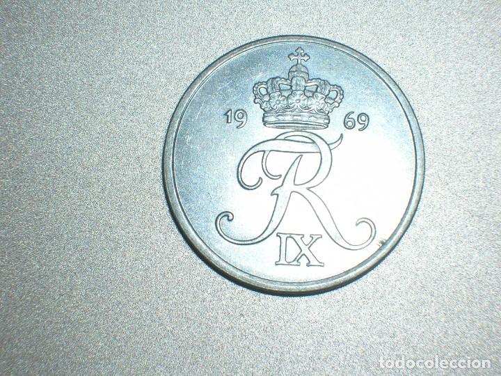 Monedas antiguas de Europa: DINAMARCA 2 ORE 1969 (6893) - Foto 1