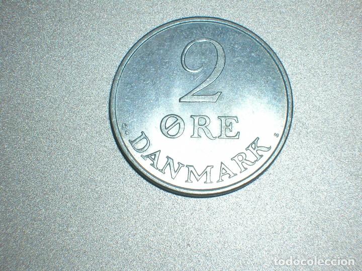 Monedas antiguas de Europa: DINAMARCA 2 ORE 1969 (6893) - Foto 2