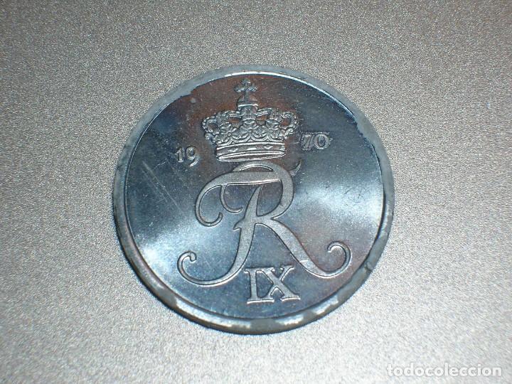 Monedas antiguas de Europa: DINAMARCA 2 ORE 1970 (6894) - Foto 1