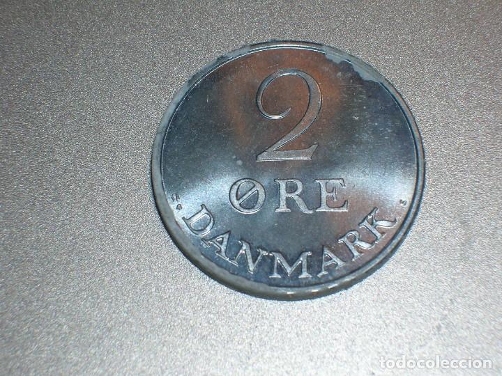 Monedas antiguas de Europa: DINAMARCA 2 ORE 1970 (6894) - Foto 2
