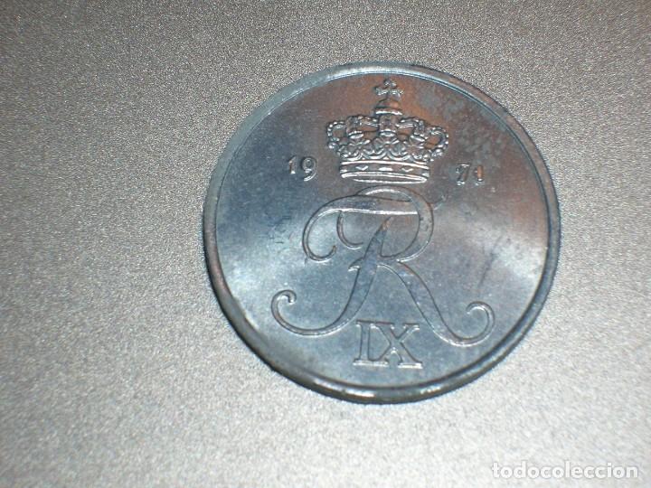 Monedas antiguas de Europa: DINAMARCA 2 ORE 1971 (6895) - Foto 1