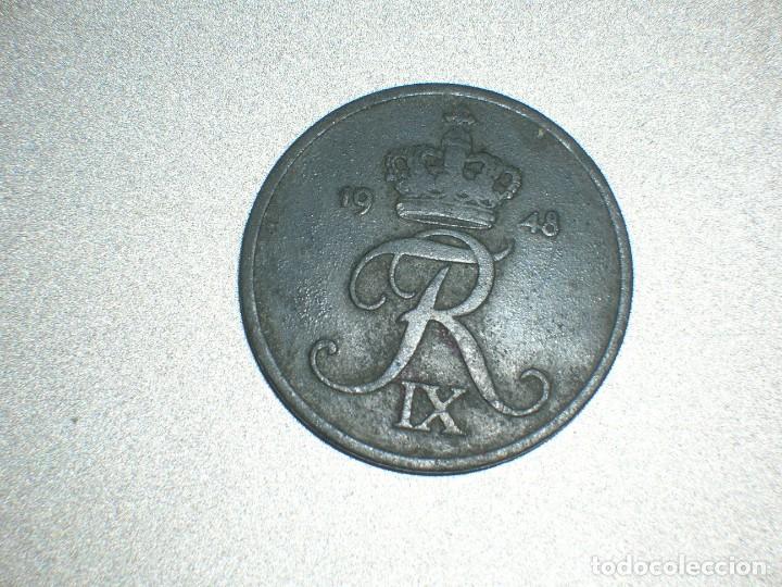 Monedas antiguas de Europa: DINAMARCA 2 ORE 1948 (6896) - Foto 1