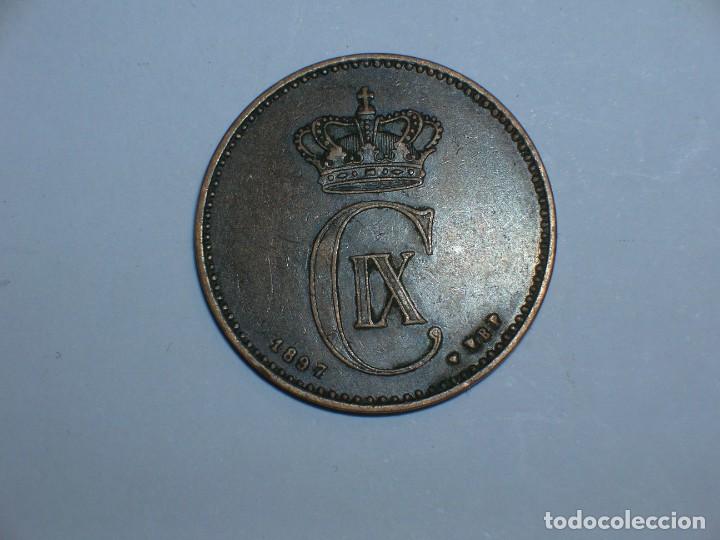 Monedas antiguas de Europa: DINAMARCA 2 ORE 1897 (7105) - Foto 1
