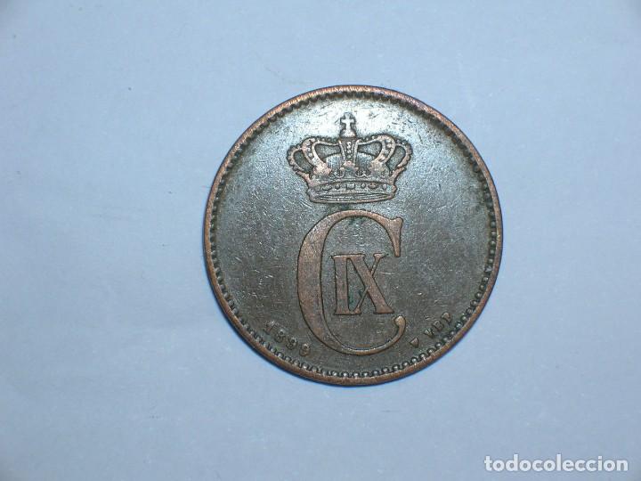 Monedas antiguas de Europa: DINAMARCA 2 ORE 1899 (7106) - Foto 1